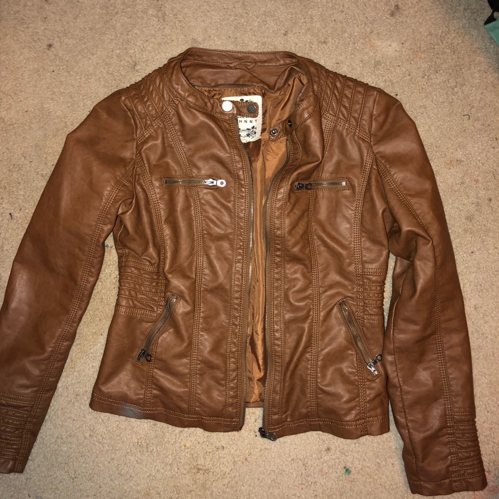Leather jacket